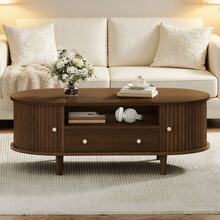 Coffee Tables - Walnut + MDF-1 - View 12