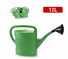 HOMYGO-Large Capacity Plastic Watering Can With Long Spout 4L/6L/12L, Gardening Tool For Home, Balcony Pots - 12公升 - 查看 2