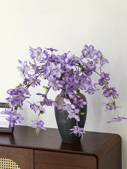1支仿真茉莉花，高93厘米/36.61英寸，适用于婚礼中心装饰、派对装饰、新娘装饰、母亲节装饰、新娘捧花、餐桌中心装饰、婚礼装饰、春季装饰、节日装饰、浴室装饰、客厅装饰、卧室装饰、手工DIY花束、花园装饰、夏季装饰、家居装饰、办公室装饰。
