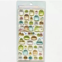 3D Cartoon Stickers, Cute Embossed Stickers, Jewel Crystal Stickers - Multicolor - View 7