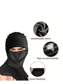 1 Stück Outdoor UV-Schutz staubdichte Sturmhaube, schweißableitende atmungsaktive schnelltrocknende Unisex Halsbandmaske für Radfahren - Verschiedenfarbig - Übersicht 3