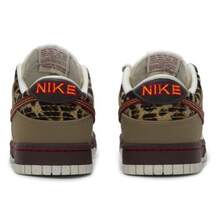 Nike Dunk 皮革 Low Retro 經典舒適 低筒 板鞋 女款 米紅 - 米紅 - 查看 8