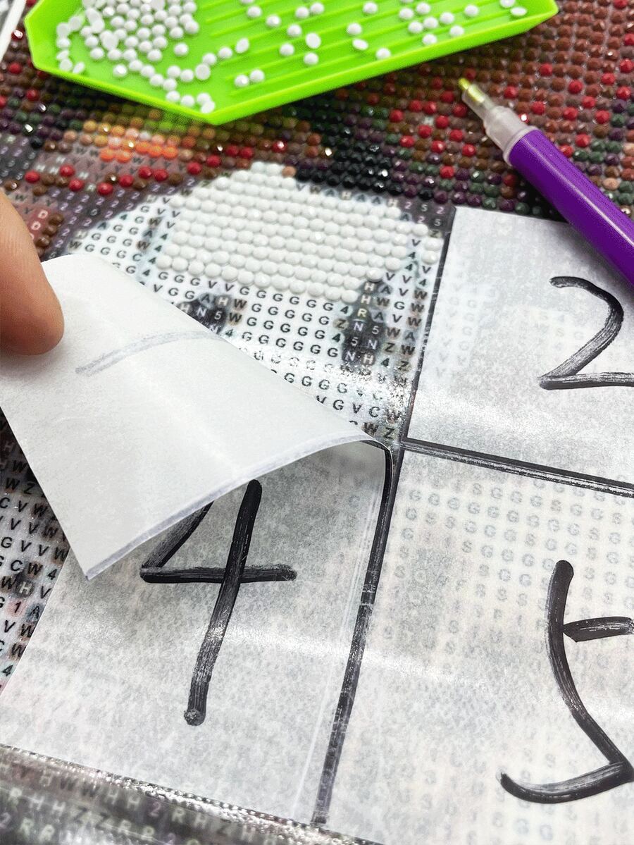 10 tờ giấy lót tranh đính kim cương, 10*15cm, giấy dán tranh đính kim cương hoàn thiện, giấy lót chống dính chuyên dụng bảo vệ bề mặt keo trên tranh, dễ dàng xé mà không để lại keo, thích hợp cho tranh đính kim cương 5D. - Giấy phát hành - Xem 1