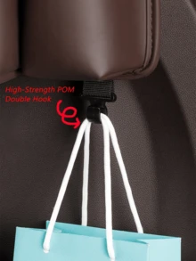 Car Seat-Back Organizer & Storage Bag - Rear-Seat Tissue Box And Multi-Functional Cup Holder - A - View 6