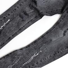 Men's Skinny Fitted Jeans With A Lengthening Effect - JO-004 - View 4