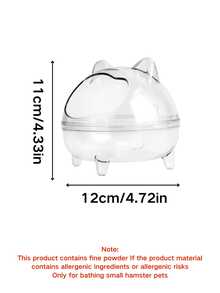 1 bolsa de 500g de arena de baño para pequeñas mascotas como hámsteres, suministros suaves para el baño de hámsteres - Blanco - Ver 12