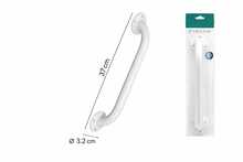 Esta barra de apoyo de está fabricada en acero inoxidable y presenta un diseño sencillo y funcional. Su superficie lisa y acabado brillante la hacen ideal para baño, aseo, zona de ducha, pasillo y otros espacios del hogar. El material metálico es resistente, duradero y de fácil limpieza para el uso diario. Su estructura de montaje en pared ofrece una sujeción cómoda y práctica como apoyo cotidiano. Incluye tornillos y accesorios de instalación para una colocación más conveniente. - A - Ver 1