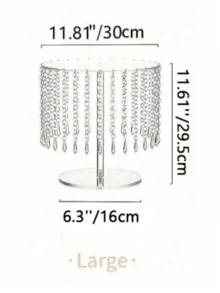 Transparent Acrylic Round Cake Stand, Transparent Cupcake Stand, Dessert Cupcake, Pastry Candy Display Rack, Suitable For Dessert Table, Birthday Party, Wedding Event - Transparent - View 23