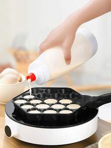 [Delivery Within 2-7 Days In The United States]1PC Pancake Batter Dispenser With Whisk Ball & Stand Base - Easy To Operate, User-Friendly, Time-Saving, Durable, Large Capacity, Easy To Clean, Detachable Base, No-Mess Batter Mixer Dispenser, Versatile For Pancakes, Crepes, Waffles, Muffins, Qatayef, Cupcakes & More, Effortless Batter Distribution For Uniform Shapes & Sizes, Suitable For Home Kitchen, Breakfast Prep, Baking Parties, Family Brunch & Holiday Gatherings, Sturdy Construction For Long-Lasting Performance, Hassle-Free Cleaning & Storage With Detachable Components, Ideal For Home Bakers, Cooking Enthusiasts, Breakfast Lovers, Busy Parents & Party Planners, Perfect Gift For Housewarming, Mother's Day, Birthday & Baking Fans, Streamlines Baking Process & Reduces Kitchen Clutter, Compatible With Various Batter Types, Compact Design Fits Any Countertop, Must-Have Baking Accessory For Effortless & Fun Cooking Experience,Baking Supplies,Kitchen Items,Kitchen Gadgets(White) - 彩色 - 查看 2