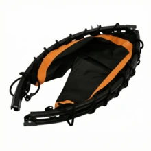 Black And Orange XTP006 Fitness Trampoline For Home Gym - Black - View 4