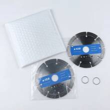 2 đĩa cắt kim cương chuyên nghiệp 115mm/125mm, lưỡi cưa phân đoạn Turbo Edge, thích hợp cho bê tông, gạch, đá và vật liệu xây dựng. - Lưỡi cưa kim cương - Xem 9