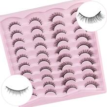 Volumizing & Fluffy Western-Style False Lashes (20 Pairs) – High-Capacity Mixed Pack Thick And Plush One-Piece Lashes, Multi-Density Layered Pattern, Hand-Stripped Natural Curl Detail, Dramatic Volume & Instant Eye-Opening Effect, Full False Eyelashes For Parties, Nightouts, Or Photoshoots - View 4