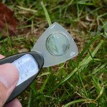 1pc 4-In-1 Multifunctional Survival Whistle With Compass, Thermometer, Magnifier, Whistle, Compact Portable Outdoor Tool For Camping, Hiking, Climbing, Fishing, Can Be Used As Keychain - Multicolor - View 9