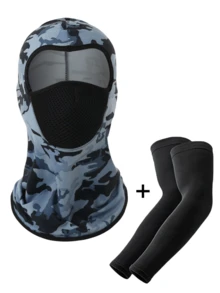 1/2pcs Full Face Sun Visor Hat, Summer Windproof Breathable Sun Protection Neck Cover - Multicolor - View 8