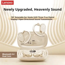 Lenovo EA366 Hanging Bluetooth Earphones, Stable Bluetooth 5.4 Connection, Sweat-Proof & Anti-Drop Design, Comfortable Wear, Noise Cancelling Headphones Compatible With Apple, Android And Other Bluetooth Devices - View 8