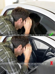 高级汽车窗膜 – 防紫外线、隔热、防刮擦、保护隐私、遮阳；黑色隔热、防眩光、防晒窗膜 - A - 查看 9