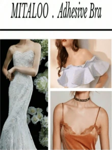 1对无缝自粘防摩擦可水洗乳贴，适用于泳装、服装遮盖、吊带背心、海滩、水疗、旅行、度假、水上乐园、游泳池、吊带背心、日常穿着、沐浴 - 薄款 - 查看 4