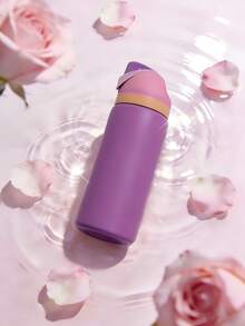 OwaIa Pinkish Purple Large Capacity Stainless Steel Water Bottle,32oz/945ml,With A Straw,Exquisite Appearance,Keeps Drinks Hot Or Cold,Can Hold Iced Drinks And Water,Suitable For Leisure,Work,Sports,Indoors And Outdoors,Suitable For Students And Office Workers,As A Gift.Vacuum Flasks-Everyday Tumbler-Perfect Birthday Gift-Father Day Tumbler - Màu đỏ tím - Xem 5