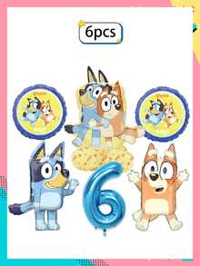 Bộ bóng bay trang trí tiệc Bluey Series, trang trí tiệc cưới, kỷ niệm, sinh nhật, lễ hội, số 1-9 + Chúc mừng sinh nhật, đám cưới, cảnh sinh nhật, bộ bóng bay trang trí đám cưới, bộ bóng bay hình chó xanh, bộ bóng bay đồ chơi, bộ bóng bay trang trí - 2 cái (màu ngẫu nhiên) - Xem 14