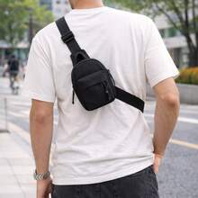 Bag Shoulder Bag Crossbody Bag Shoulder Bag With Adjustable Crossbody Strap Unisex - 黑色 - 查看 3