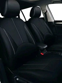 汽車座椅套－通用 PU 皮革汽車座椅套－通用全覆蓋、透氣且防水，附彈性側邊，相容安全氣囊，防水且易清潔，透氣座椅保護套，適用於大多數汽車、SUV、MPV，內裝保護套組 - 款式A - 查看 4
