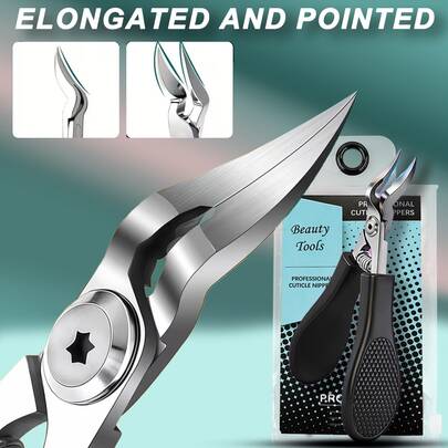 1pc Multi-Functional Nail Clipper Designed For Thick Embedded Nails, Suitable For Thick Hard Nails Of Adults And Elderly, Curved Sharp Blade Toe Nail Care Tool