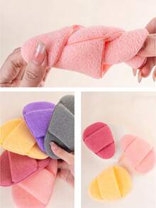 1/3 miếng bông tẩy trang mềm mại, tái sử dụng, dùng để làm sạch da mặt, phù hợp với mọi loại da. - nhiều màu - Xem 7