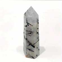 Healing Crystal Wands Quartz Points 6 Faceted Chakra Tumbled Stone Reiki Meditation Therapy,Black Rutilated Quartz - Multicolor - View 14