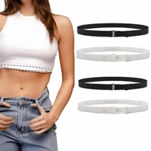 Adjustable Elastic Waist Belt, Sweater & Shirt Cinch Buckle, Vest Belt, Tops Accessory To Change Silhouette - Multicolor - View 1