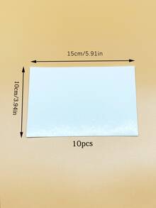 10 tờ giấy lót tranh đính đá, giấy thay thế 10*15cm, giấy lót hai mặt không dính, thích hợp cho dụng cụ tranh đính đá. - Giấy phát hành - Xem 8