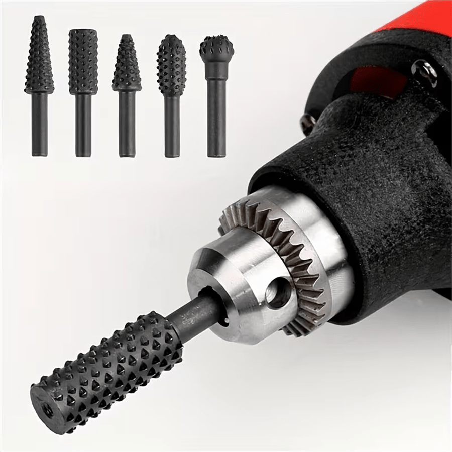 Rotary File Set, Durable Woodworking And Grinding Rasps, Suitable For Woodworking, Metal Drilling, Carving And Polishing, Woodworking Files, Woodworking Tools, Professional Grade Burrs, Industrial Grade Cutting Tools