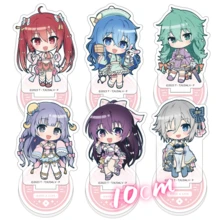 Móc khóa acrylic hình Tohka Yatogami/Trang phục Trung Hoa màu pastel, mới, kích thước 10cm, đồ trang trí anime dễ thương, quà tặng cho bạn bè. - Nhiều màu - Xem 1