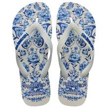 Havaianas Farm Rio Tropical Vibes Slim Women's Flip-Flops - On - Blue Butterfly - View 1