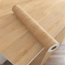 1卷木纹自粘壁纸，可移除木纹壁纸，随机马赛克图案，砖木风格，防水可移除接触纸，易撕易贴，适用于客厅、厨房、卧室、宿舍、家具翻新 - 美橡木 - 查看 7
