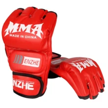 GINGPAI Half Finger MMA Gloves, Professional Boxing Gloves For Kickboxing, Muay Thai, Training For Men And Women - Multicolor - View 10