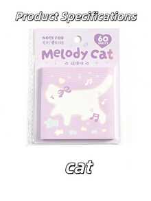 Sticky Notes - Dreamy Town Theme With Stars & Bowknot, Memo Pad For Scrapbooking & Note Taking - one-size - View 9