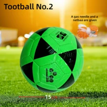 PVC Size 2 Fashionable Soccer Ball, Suitable For Outdoor Sports - Green - View 1