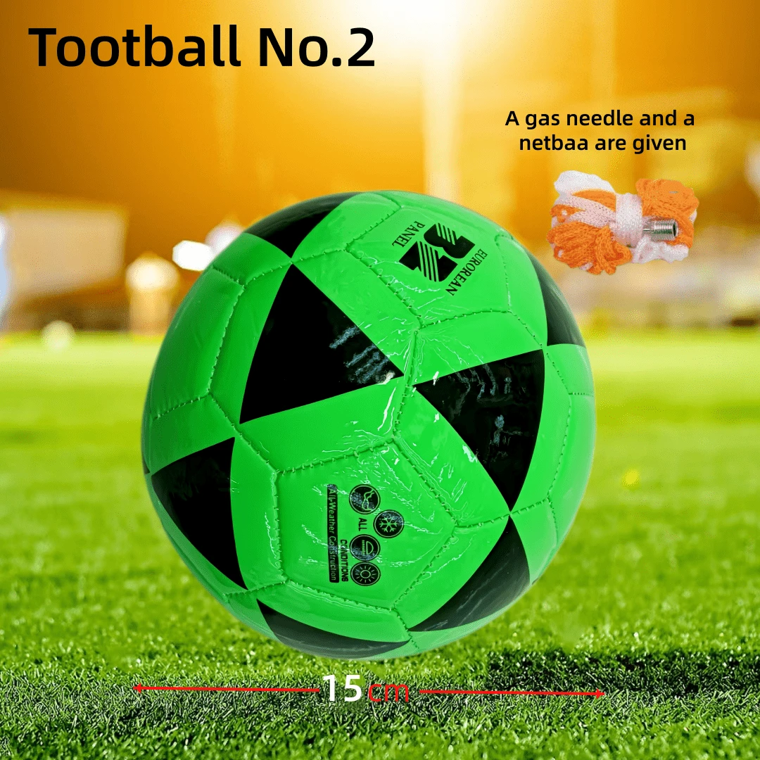 PVC Size 2 Fashionable Soccer Ball, Suitable For Outdoor Sports - Green - View 1