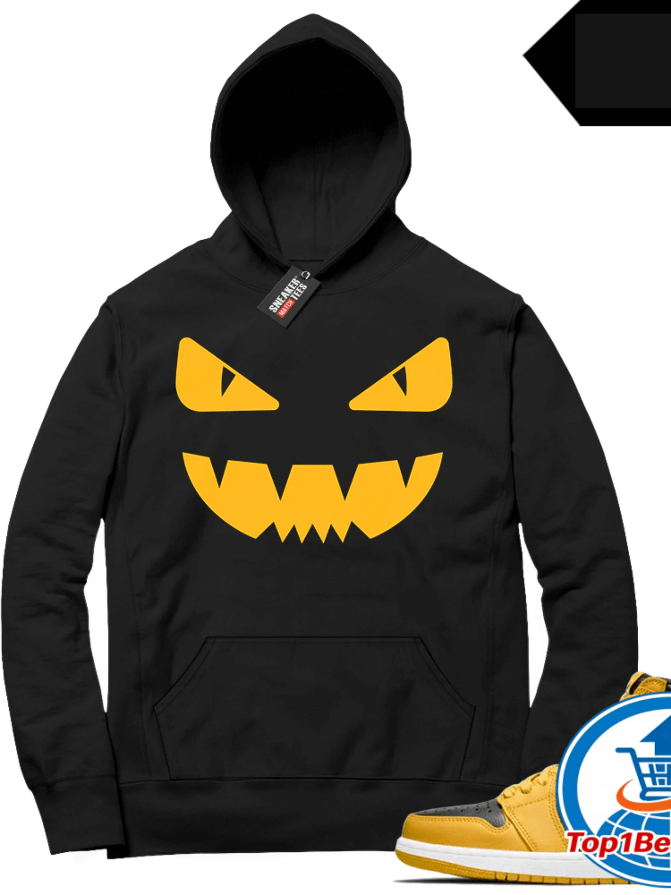 1 Pollen Hoodies Match Black Designer Monster - Black - View 1
