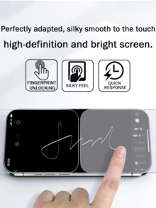 3pcs Phone Tempered Glass Screen Protector, Anti-Scratch, Anti-Fingerprint, High Definition Nano Coating, 2.5D Curved Edge, Smooth Touch, Phone Accessories Suitable For - Clear - View 7