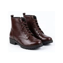 Women's Casual Ankle Boot With Non-Slip Sole - Cà phê nâu - Xem 1