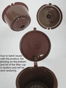 1/2/3/5/10pcs Reusable Coffee Capsules, Stainless Steel Material, Suitable For Coffee Machines, Enjoy Coffee Fun. Reusable Coffee Capsules With Reusable Coffee Filter And Capsule Storage Box. Essential For Back To School! - Coffee Brown - View 8