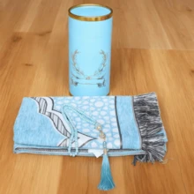 New 70*110cm Beaded Carpet Blanket In Gift Box, Portable Travel Rug Mat - 1PC - View 4