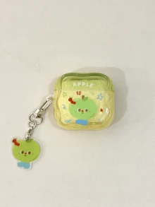 可爱卡通水果吊坠，兼容苹果4代保护壳、1/2/3代蓝牙无线耳机保护套、Pro 2/3/4代新款 - 彩色 - 查看 23