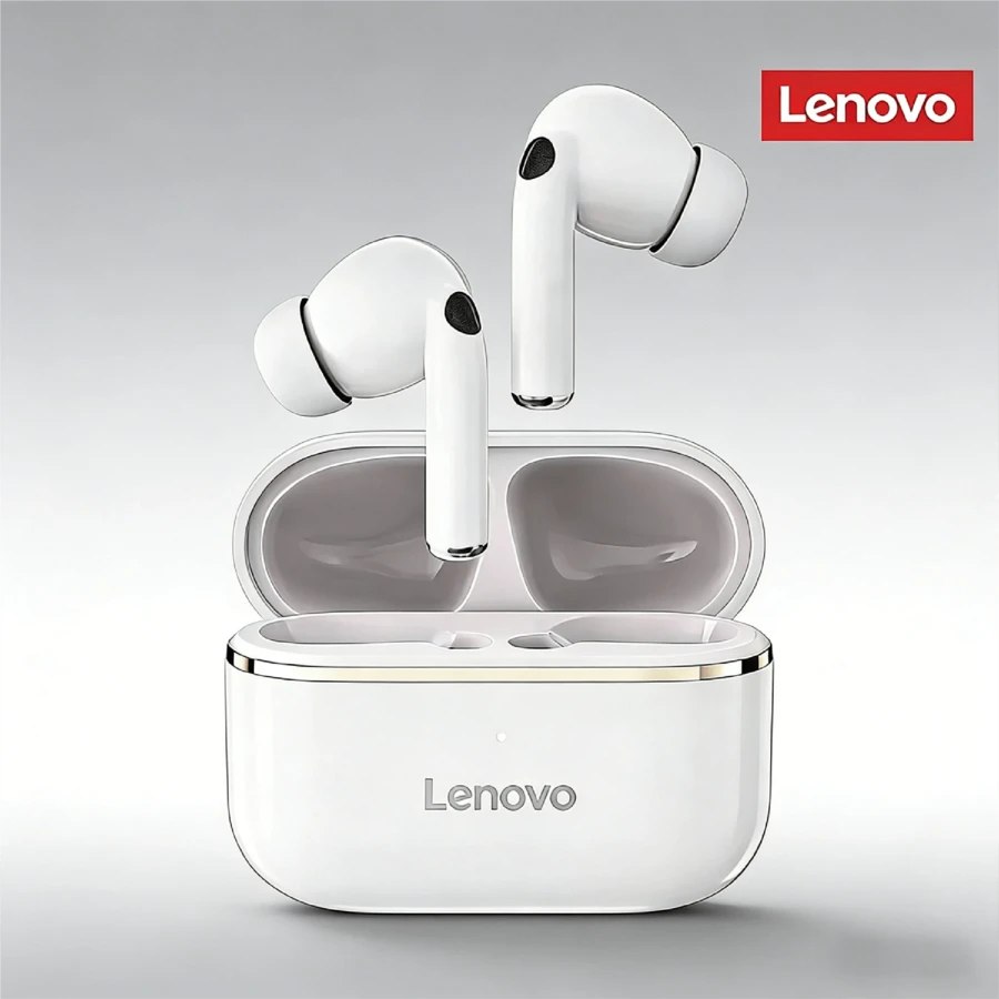 Lenovo 联想无线耳机，符合人体工学设计，采用蓝牙5.4 TWS技术，大容量电池，续航时间长。 - 查看 1