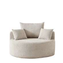 Sofas & Couches - Khaki + Chenille + 1 Seat-1 - View 6