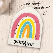 4/8/16 tấm ván gỗ đoạn chưa hoàn thiện hình vòm, ván gỗ đoạn hình khiên kích thước 5" x 7", bề mặt gỗ chưa hoàn thiện dùng để làm đồ thủ công hình vòm, thích hợp cho các dự án chạm khắc gỗ DIY. - Vòm A - Xem 7