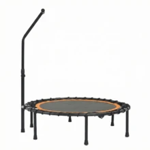 Black And Orange XTP006 Fitness Trampoline For Home Gym - Black - View 1