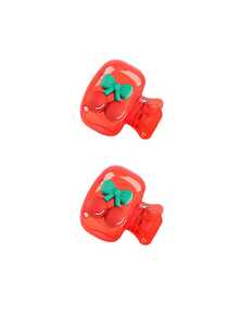 Wall Mounted Toothbrush Holder, No Drilling Required, Cherry Shaped Toothbrush Holder, Cute Cherry Pattern, Compact And Portable Ergonomic Design, Shaver Holder Storage Rack, Toothbrush Storage Rack, Easy To Carry, Protecting Toothbrush Head, Cute Toothbrush Head Storage Rack - Multicolor - View 15
