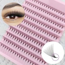 ‌Ultra-Soft & Root-Fixed Blooming Effect False Lashes High-Volume Fluffy Western-Style Multi-Layered Pattern, One-Piece Full Strip Design, Hand-Tied Invisible Band Detail, Natural Volume & Lengthening Effect, Premium False Eyelashes For Beauty Salons, Bridal Makeup, Or Daily Wear - View 7